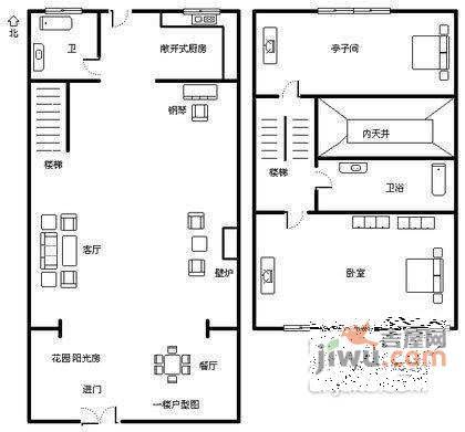 采芝村5室2厅3卫148㎡户型图