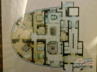 万宝国际广场-晶品公寓4室2厅4卫289㎡户型图