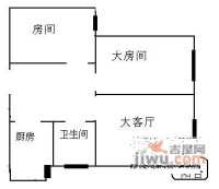 海厦小区3室1厅1卫110㎡户型图