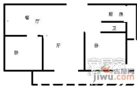 武夷花园2室2厅1卫102㎡户型图