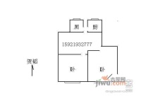 泗东新村2室0厅1卫48㎡户型图