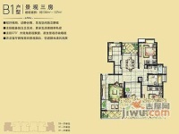 华能城市花园4室3厅3卫179㎡户型图