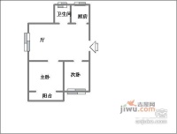 沈巷新村北区2室1厅1卫112㎡户型图