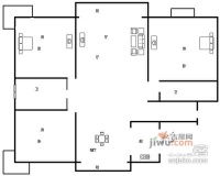 锦城世纪飞凡3室2厅2卫150㎡户型图