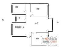 瑞华宝都2室2厅1卫户型图