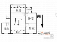 恒鑫公寓3室2厅2卫186㎡户型图