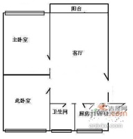 锦通苑2室2厅1卫99㎡户型图