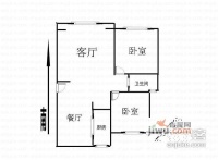 通和六村2室2厅1卫76㎡户型图