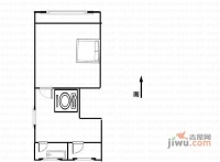 高境二村1室1厅1卫50㎡户型图