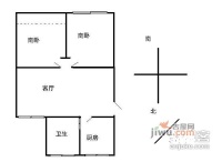 金棠苑3室1厅1卫户型图