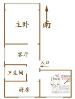 泗溏三村2室1厅1卫74㎡户型图