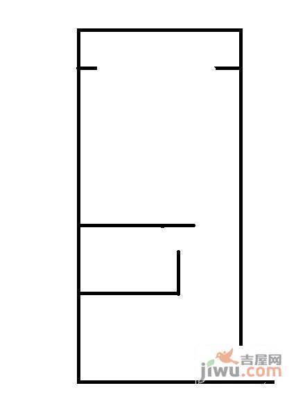 泗塘五村1室0厅1卫36㎡户型图