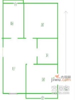 上大阳光乾清园2室2厅1卫90㎡户型图