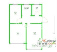 大华一村3室1厅1卫116㎡户型图