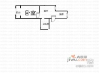菊花苑1室1厅1卫48㎡户型图