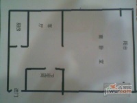 兰坪二村1室1厅1卫38㎡户型图