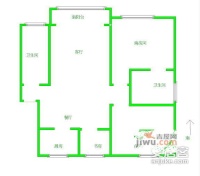 清馨苑2室2厅2卫101㎡户型图