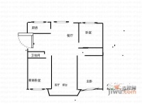 东都豪苑3室2厅2卫123㎡户型图