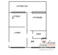 荷五小区2室2厅1卫88㎡户型图