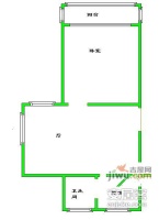 荷五小区1室1厅1卫43㎡户型图