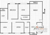 金桥名都4室3厅2卫210㎡户型图