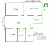 汇元坊3室2厅2卫136㎡户型图