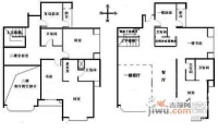 汇贤居4室2厅3卫377㎡户型图
