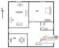 淮海大楼2室1厅1卫56㎡户型图