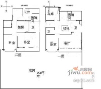 建国西路花园洋房6室3厅4卫356㎡户型图