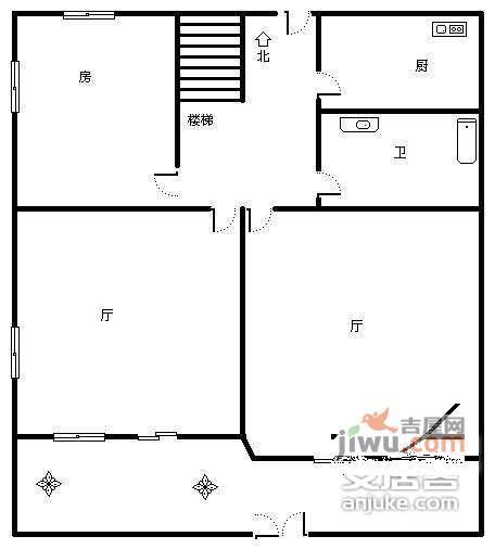 陕南村6室2厅4卫360㎡户型图