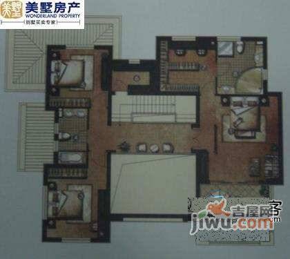 佘山3号3室2厅3卫507㎡户型图