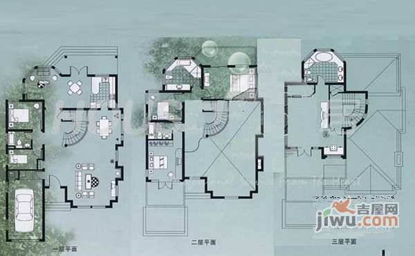 锦轩新墅5室3厅4卫户型图