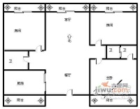 安信湖畔天地4室2厅2卫240㎡户型图