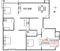 安信湖畔天地4室3厅2卫230㎡户型图