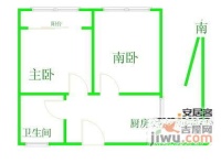 曹杨八村2室1厅1卫90㎡户型图