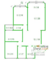 名师华苑3室2厅2卫158㎡户型图