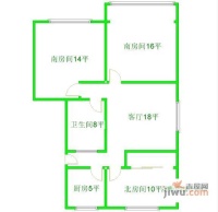 金沙江公寓3室2厅1卫147㎡户型图