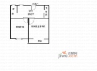 东南一村2室1厅1卫52㎡户型图
