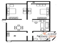 百花新村2室2厅1卫户型图