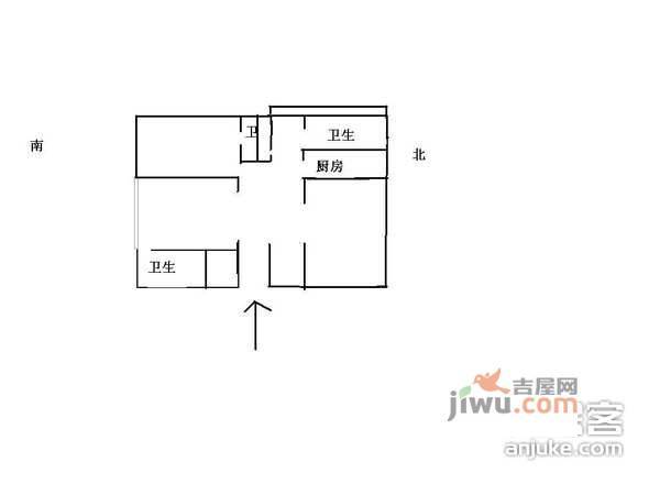 静安别墅4室2厅3卫150㎡户型图