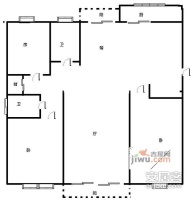 金沙嘉苑3室2厅2卫125㎡户型图