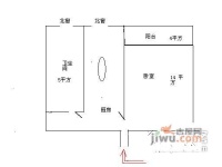 定西路615弄小区1室0厅1卫30㎡户型图