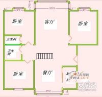 鑫鑫花园5室3厅2卫164㎡户型图