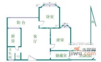 上海国际钢铁服务业中心2室2厅1卫82㎡户型图