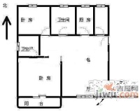 金马公寓2室2厅1卫85㎡户型图