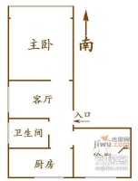 华浜二村2室1厅1卫78㎡户型图