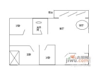 福中福社区3室1厅1卫105㎡户型图