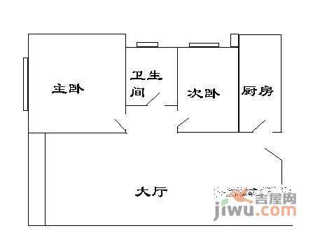 佳宁娜友谊广场2室1厅1卫177㎡户型图