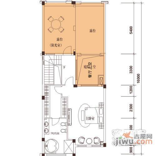 光耀城三期5室3厅3卫230㎡户型图