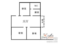 港发新村2室1厅1卫户型图